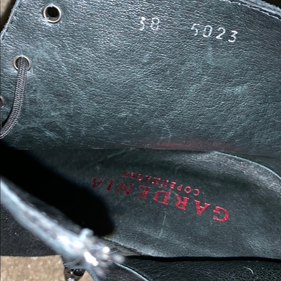 Gardenia Copenhagen wedge open toe lace up boots - Picture 7 of 7